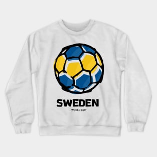 Sweden Football Country Flag Crewneck Sweatshirt